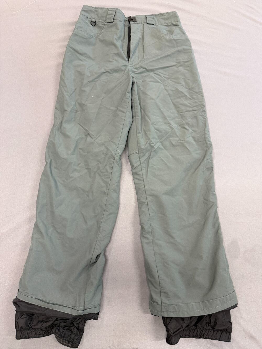 Body Glove Women's Large Ski Snowboard Pants Gray Waterproof Nylon Snow Gaiter L